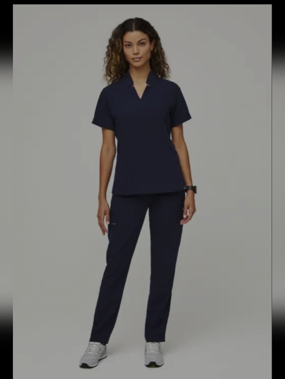 Figs Women's Scrub Set Navy - Inala Top M,Yola Pants S